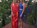 Cleo Massey con su madre Anna