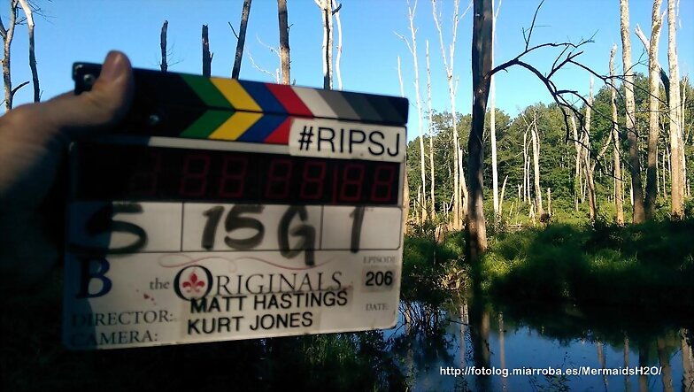 Behind the scenes Phoebe Tonkin en The Originals