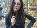 Behind the scenes Phoebe Tonkin en The Originals