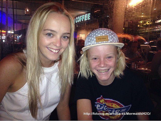 Cleo Massey con su hermano Joey Massey