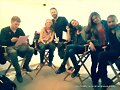 Phoebe Tonkin en el set de The Originals