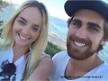 Cleo Massey con su novio Luke Dempsey-Ceh