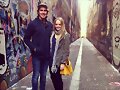 Cleo Massey con su novio Luke Dempsey-Ceh