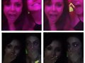 Phoebe Tonkin y Nina Dobrev - concierto Bruno Mars