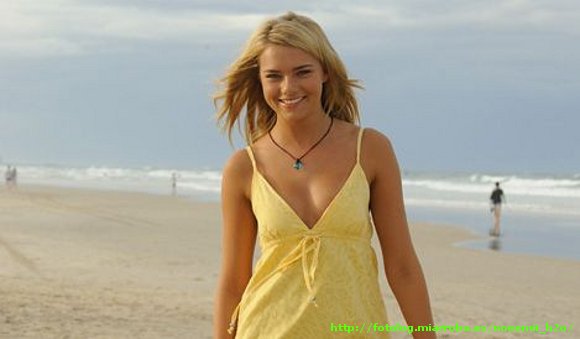 Bella en la playa!