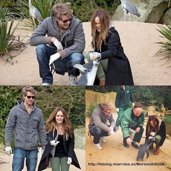 Luke Mitchell & Rebecca Breeds - Dublin Zoo 2013