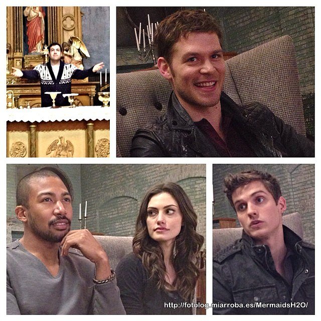 Behind the scenes Phoebe Tonkin en The Originals