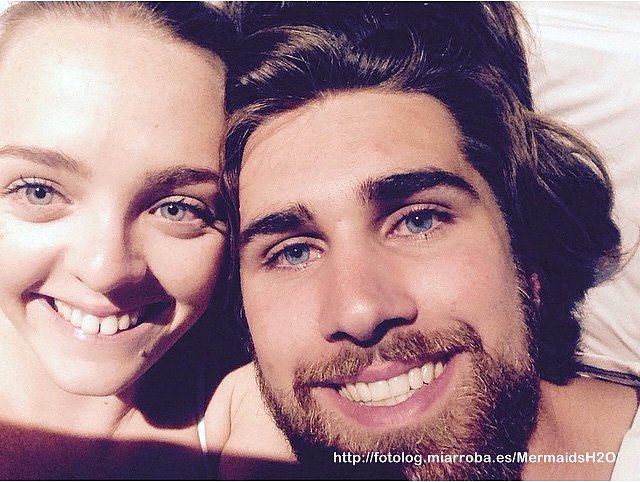 Cleo Massey con su novio Luke Dempsey-Ceh