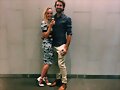 Cleo Massey con su novio Luke Dempsey-Ceh
