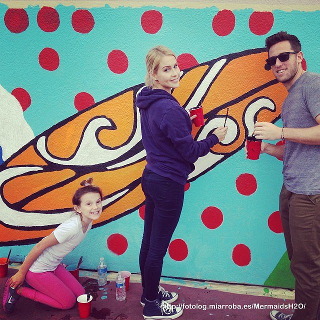 Claire Holt con su novio Matt Kaplan