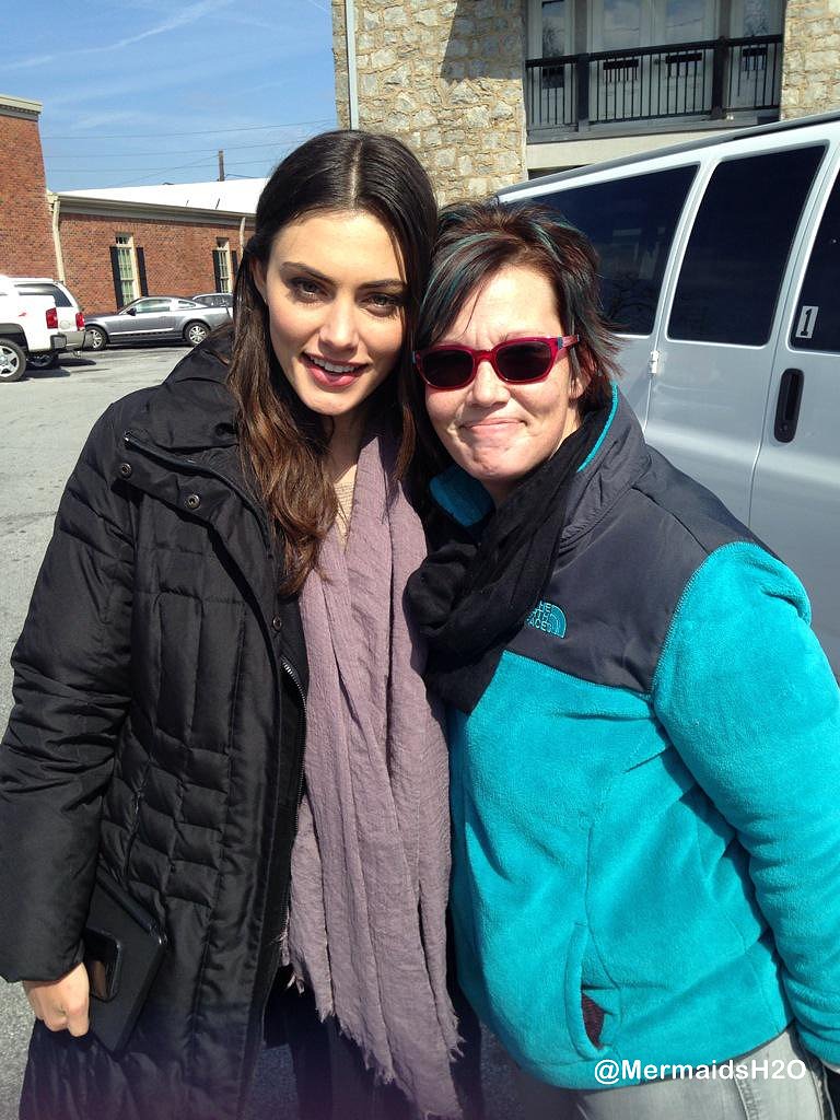 Behind the scenes Phoebe Tonkin en The Originals