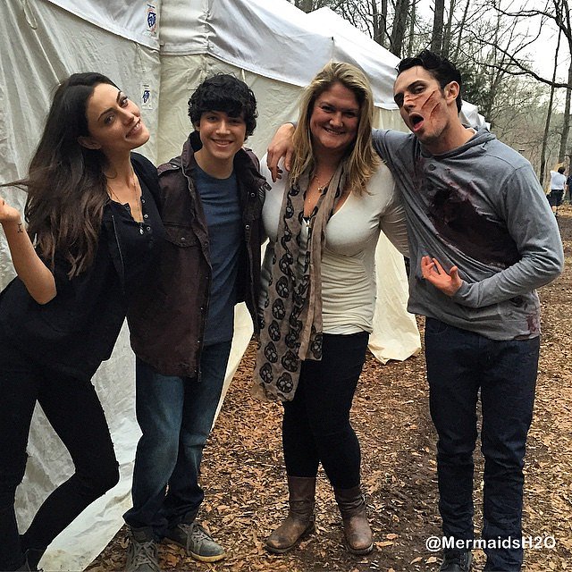 Behind the scenes Phoebe Tonkin en The Originals