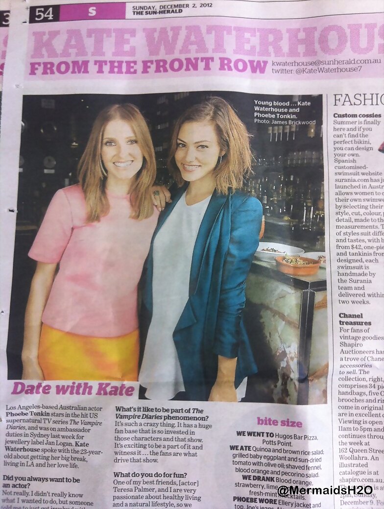 Phoebe Tonkin - Date with Kate 2012