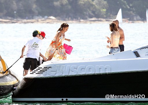 Phoebe Tonkin -Bikini Yacht Candids Sydney Harbour