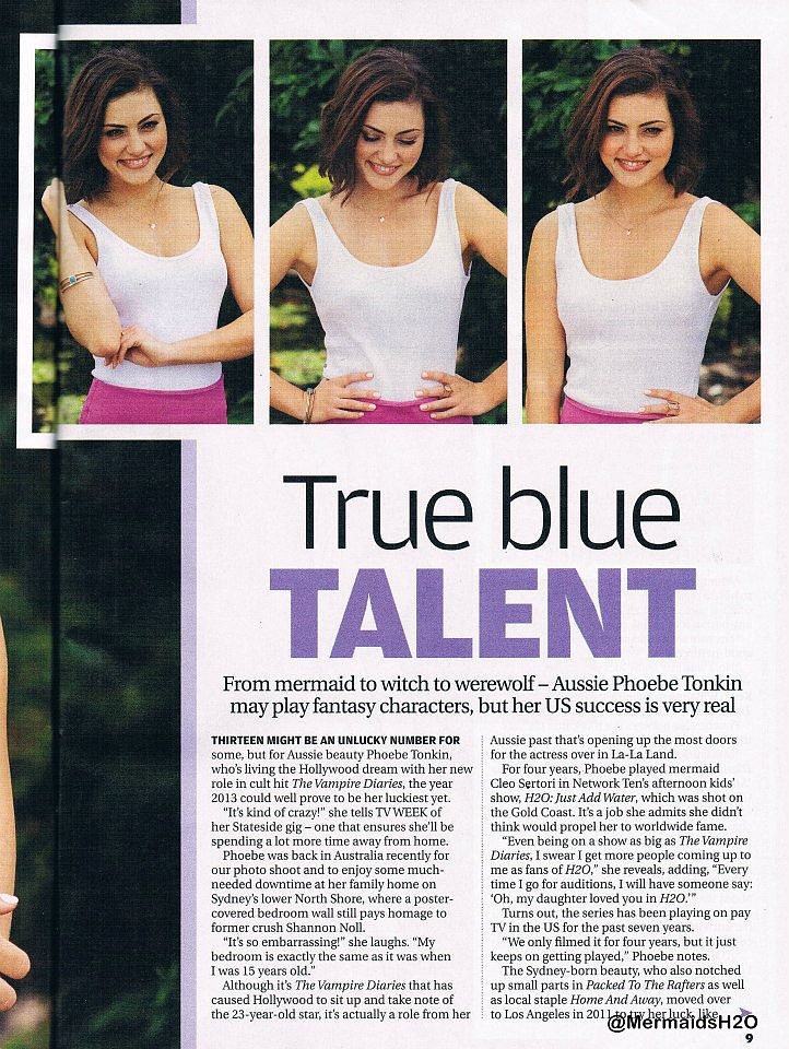 Phoebe Tonkin - TV Week (Jan, 2013)
