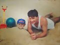 Dominic Deutscher de peque&ntilde;o