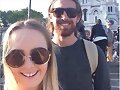 Cleo Massey con su novio Luke Dempsey en Paris