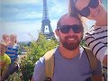 Cleo Massey con su novio Luke Dempsey en Paris