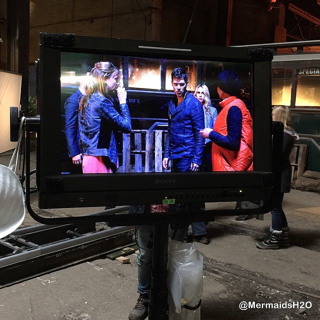 Behind the scenes Claire Holt en The Originals