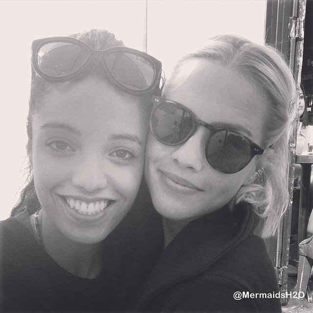 Behind the scenes Claire Holt en The Originals