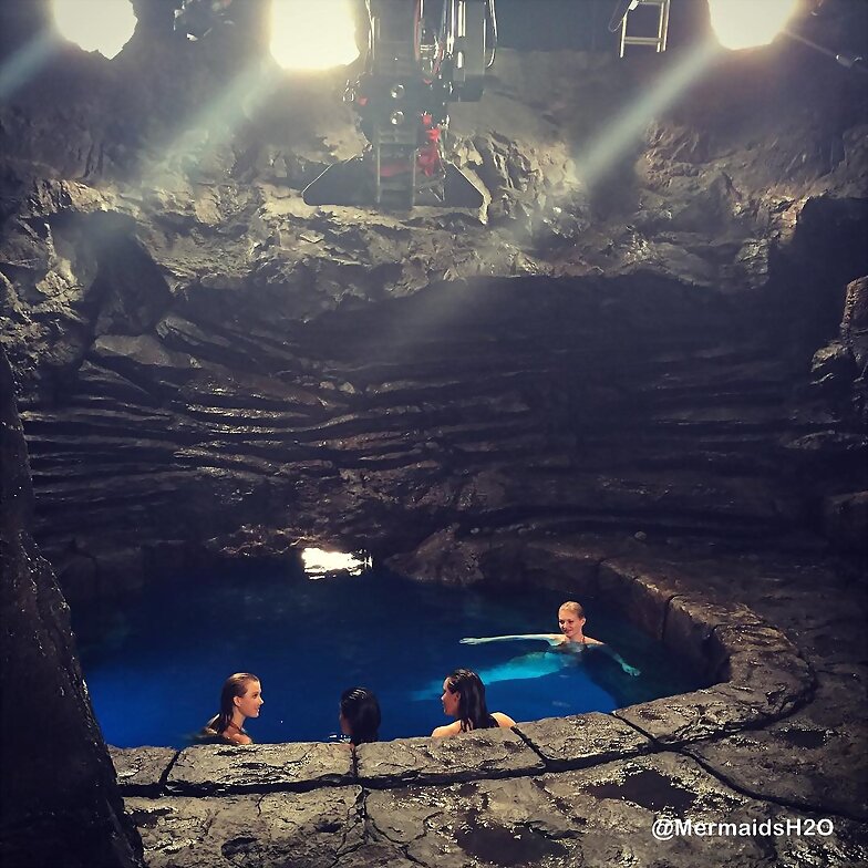 Cariba Heine en dos episode de la T3 Mako Mermaids