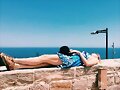 Cleo Massey en Castell de Montju&iuml;c, Barcelona