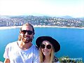 Cleo Massey y su novio en San Sebastian, Espa&ntilde;a