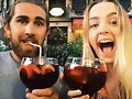 Cleo Massey en Rambla del Raval en Barcelona Spain