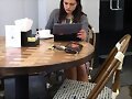 Phoebe Tonkin - Enjoying a Latte in an Los Angeles