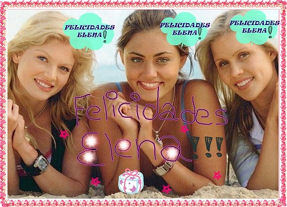 ¡Felicidades Elena! ^^