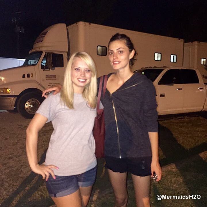 Behind the scenes Phoebe Tonkin en The Originals