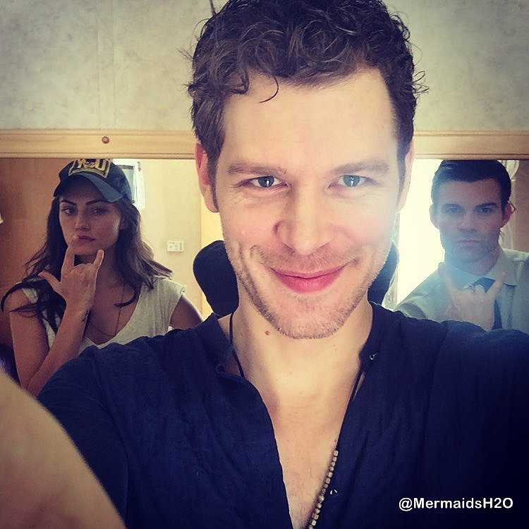 Behind the scenes Phoebe Tonkin en The Originals