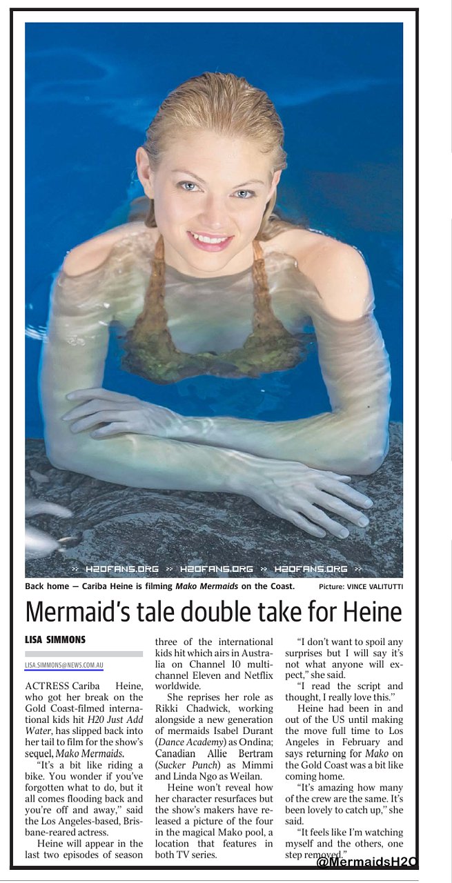 Cariba Heine (Rikki) en Mako Mermaids T3