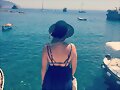 Cleo Massey en Monterosso, Italy