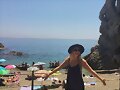 Cleo Massey en Monterosso, Italy