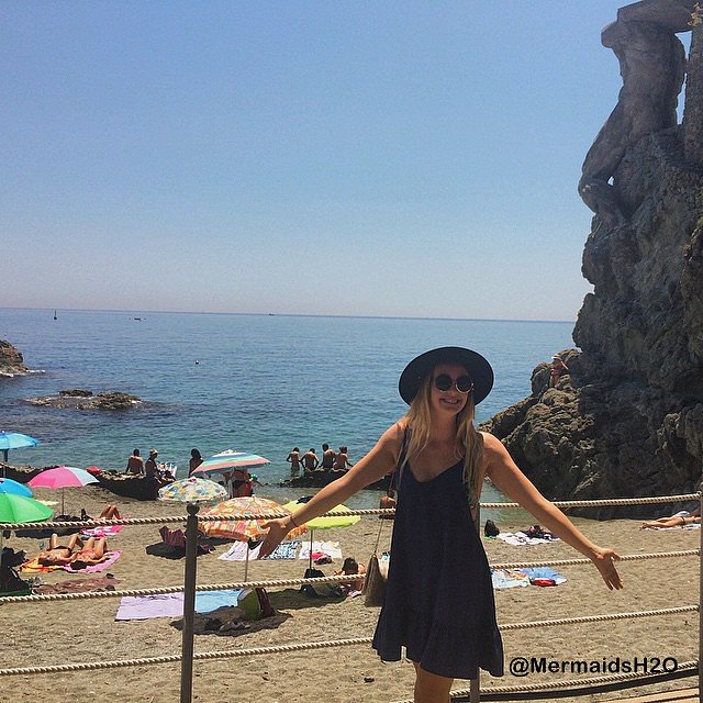 Cleo Massey en Monterosso, Italy