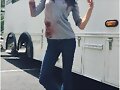Behind the scenes Phoebe Tonkin en The Originals