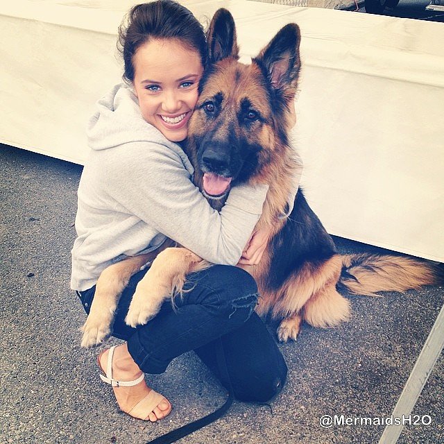 Allie Bertram - behind-the-scenes Mako Mermaids