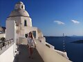Cleo Massey en Fir&aacute;, Santorini, Greece