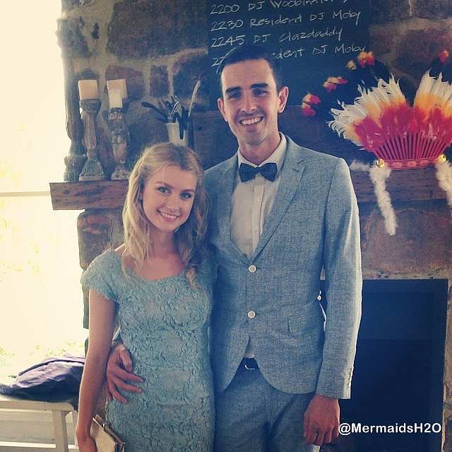 Isabel Durant con su novio