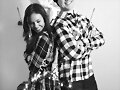 Allie Bertram y su hermano