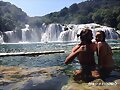 Cleo Massey y su novio-Krka National Park, Croatia