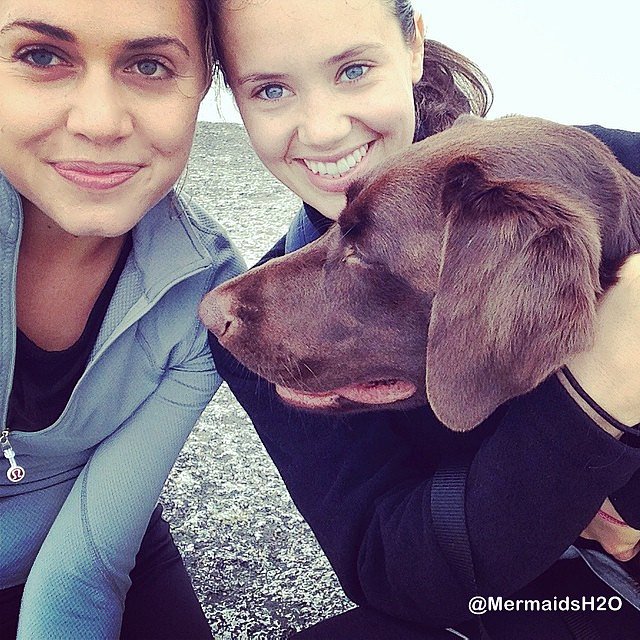 Allie Bertram y su perro Charles