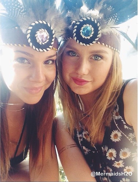 Isabel Durant con su amiga Dena Amy
