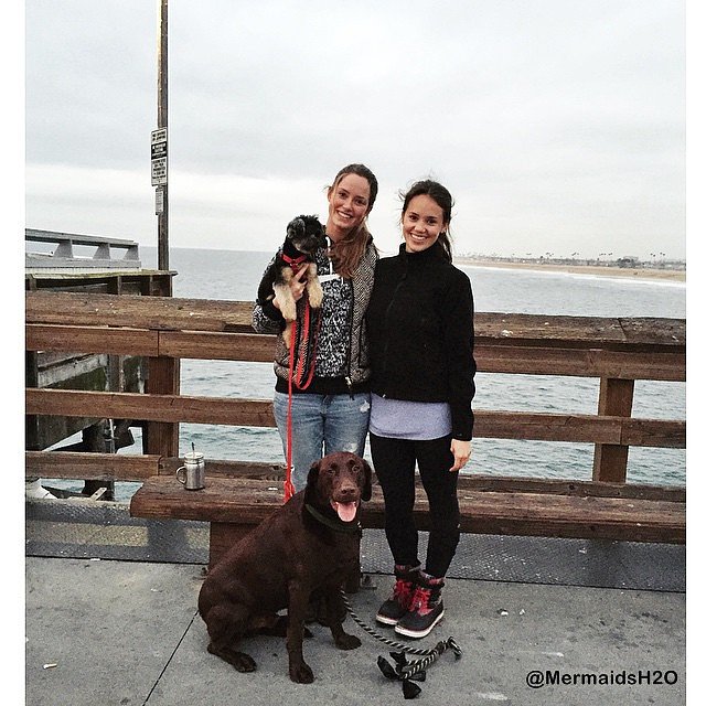 Allie Bertram y su perro Charles