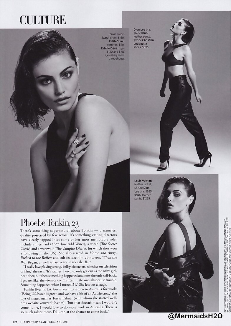 Phoebe Tonkin photoshoot para Holly Blake (2012)