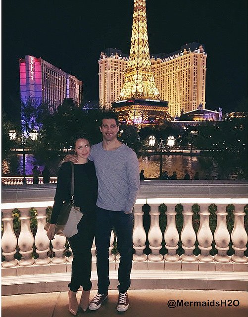 Allie Bertram y su novio