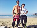 Allie Bertram y su hermano