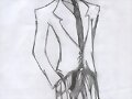Mae en traje