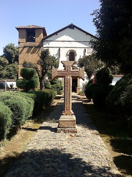 Iglesia en Cuanajo, un Pueblo en Mich, Mx. FotoQUC